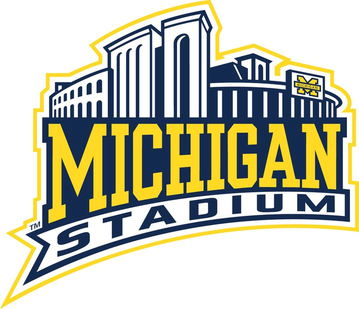 Michigan Wolverines 0-Pres Stadium Logo iron on transfers for clothing